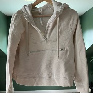 Lululemon Textured Half-Zio Hoodie
